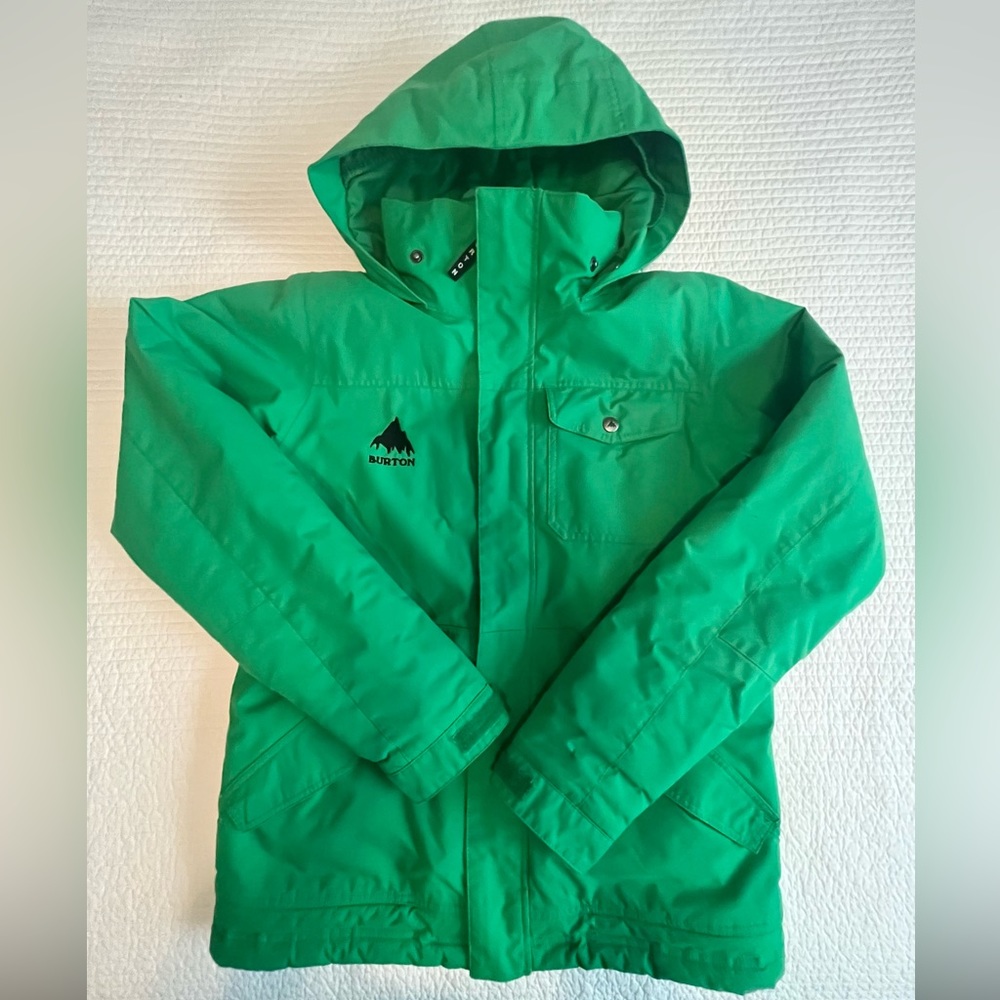 Burton Dryride Ski/Snowboard Jacket, Boys Large, Green